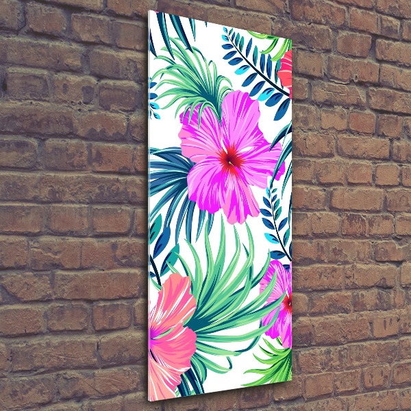 Print on acrylic Hawaiian flowers