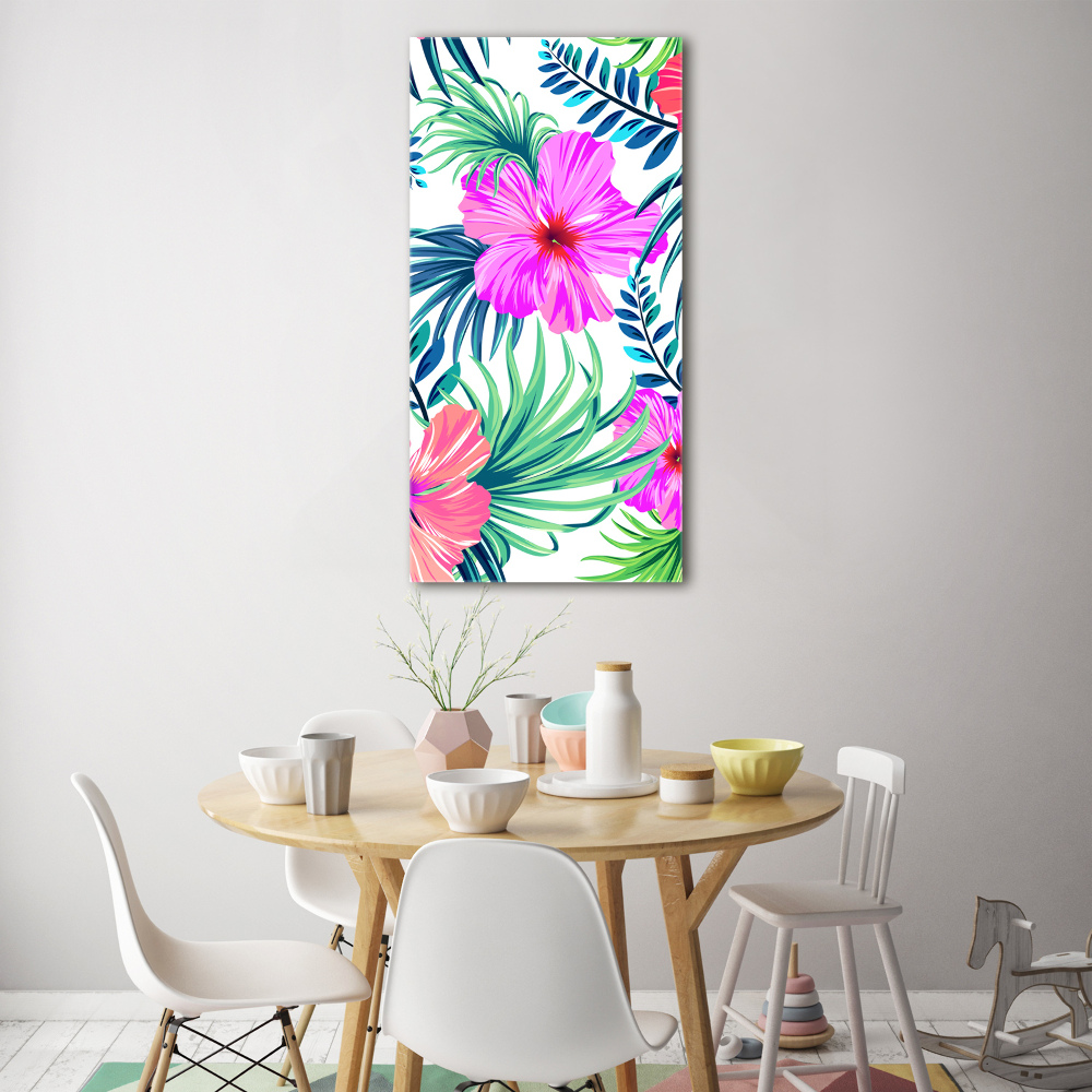 Print on acrylic Hawaiian flowers