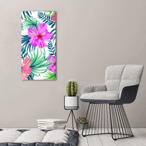 Print on acrylic Hawaiian flowers