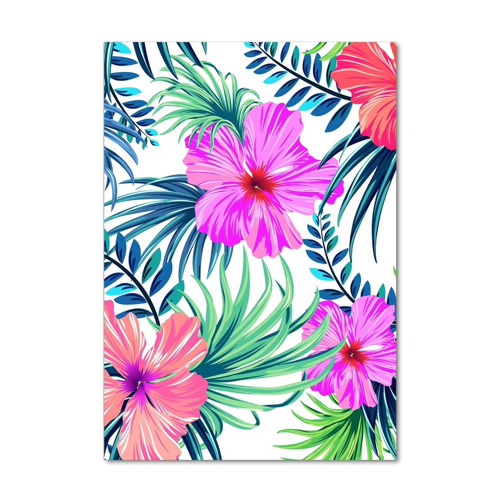 Print on acrylic Hawaiian flowers