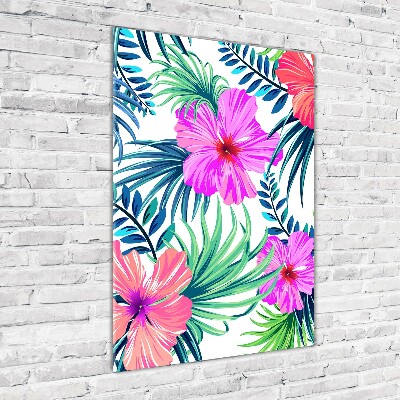 Print on acrylic Hawaiian flowers