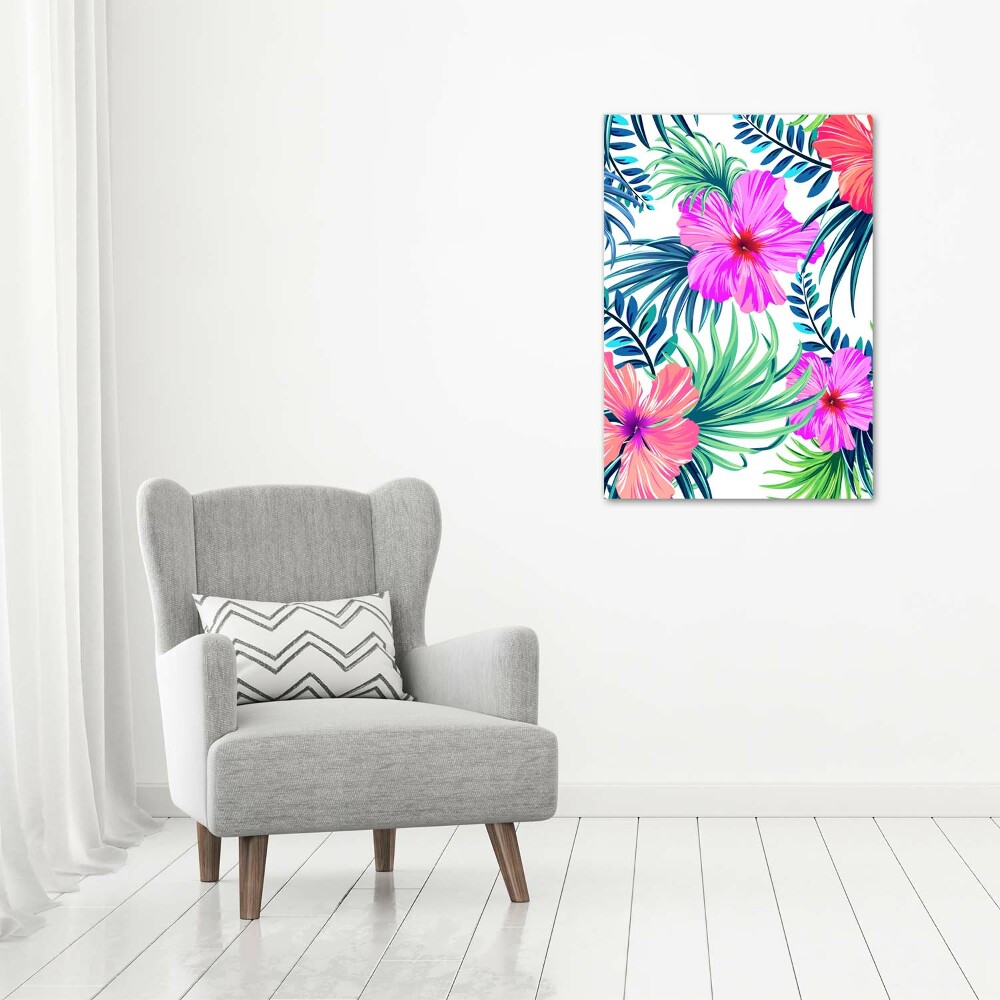 Print on acrylic Hawaiian flowers