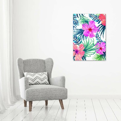 Print on acrylic Hawaiian flowers