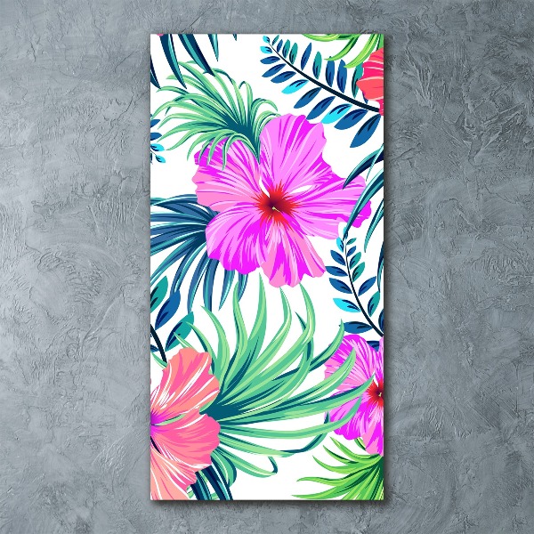 Print on acrylic Hawaiian flowers