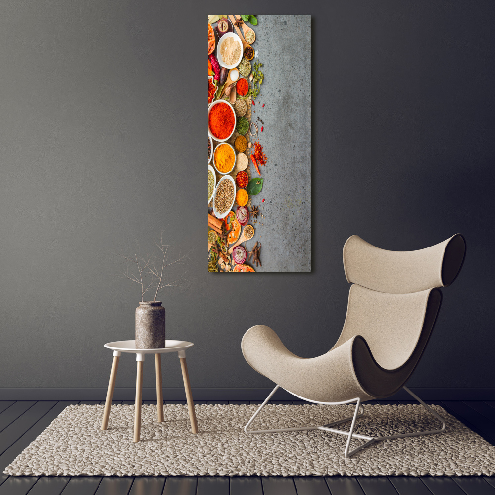 Print on acrylic Colorful spices