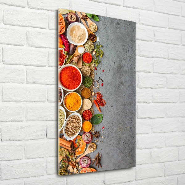 Print on acrylic Colorful spices