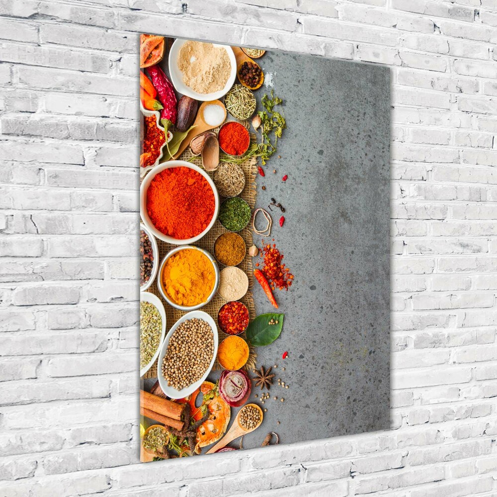 Print on acrylic Colorful spices