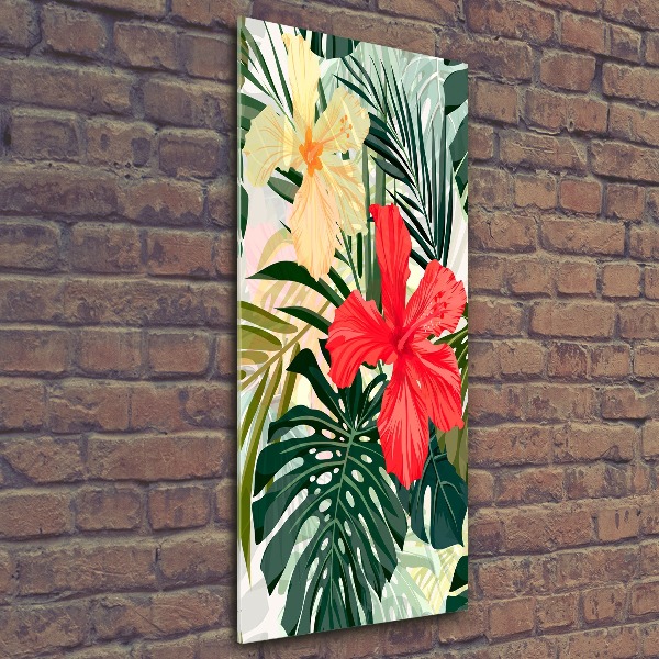 Print on acrylic Hawaiian flowers