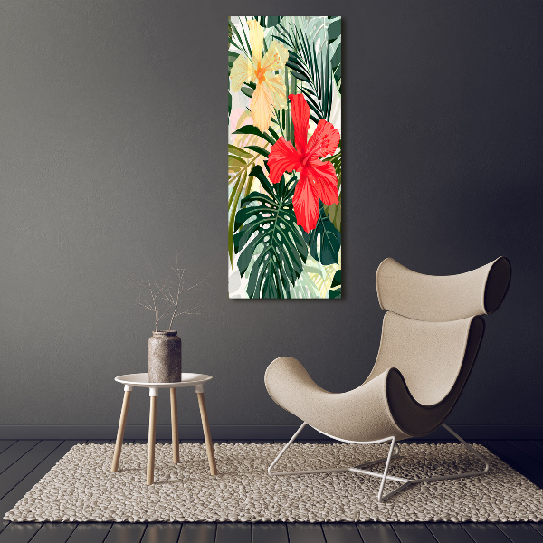 Print on acrylic Hawaiian flowers