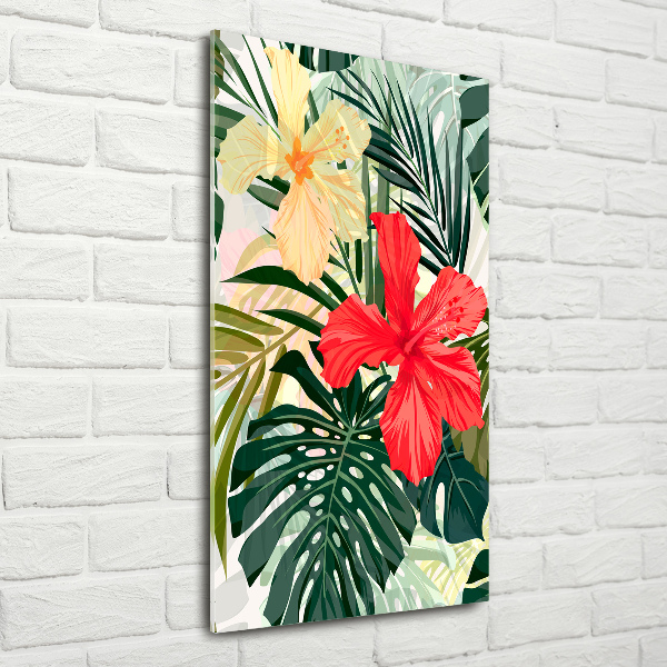 Print on acrylic Hawaiian flowers