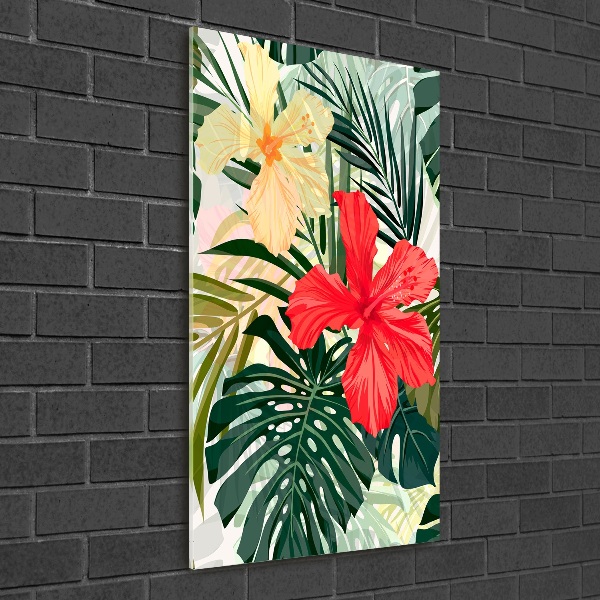 Print on acrylic Hawaiian flowers