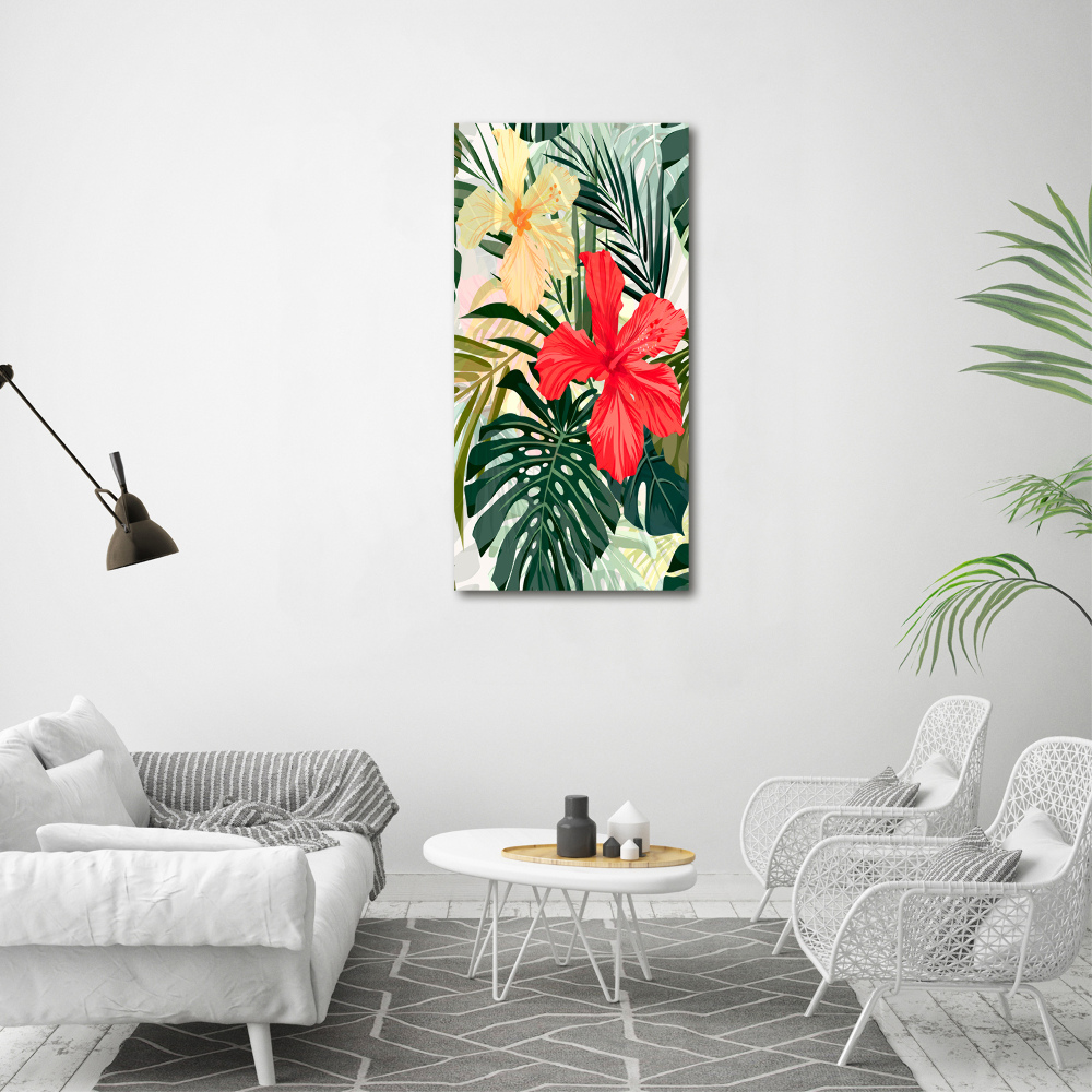 Print on acrylic Hawaiian flowers