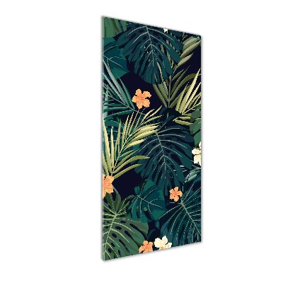 Acrylic print Hawaiian flowers