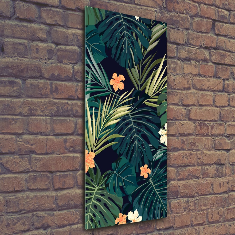 Acrylic print Hawaiian flowers