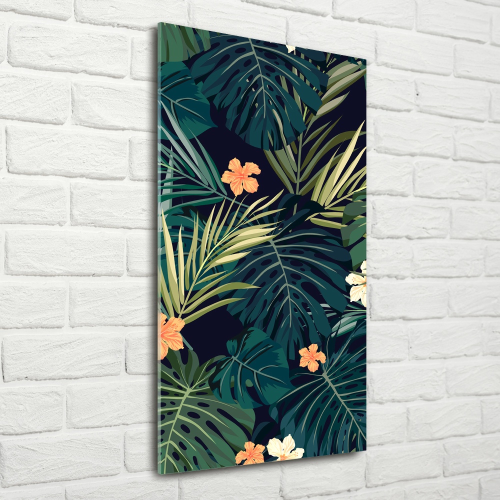 Acrylic print Hawaiian flowers