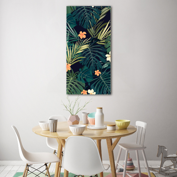 Acrylic print Hawaiian flowers