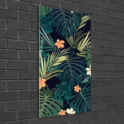 Acrylic print Hawaiian flowers