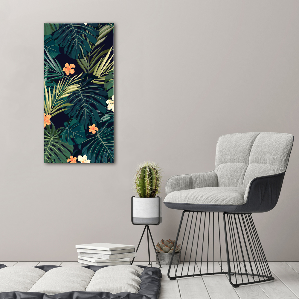 Acrylic print Hawaiian flowers