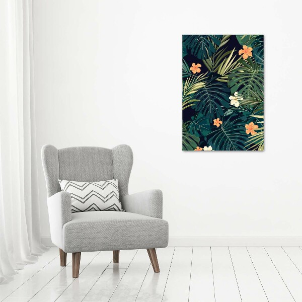 Acrylic print Hawaiian flowers