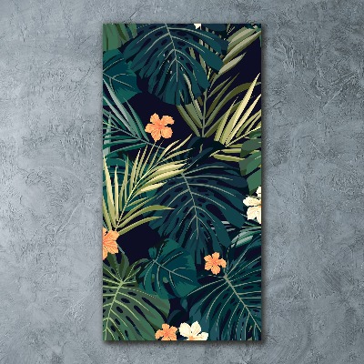 Acrylic print Hawaiian flowers