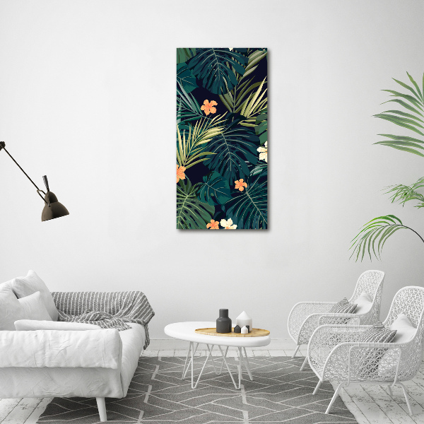 Acrylic print Hawaiian flowers