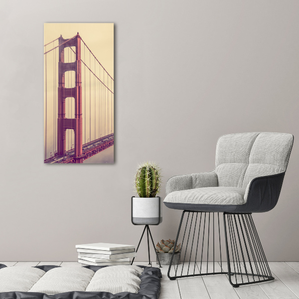 Print on acrylic glass San Francisco bridge