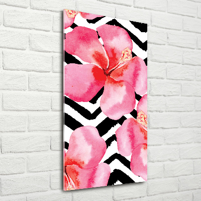 Acrylic print Hawaiian flowers