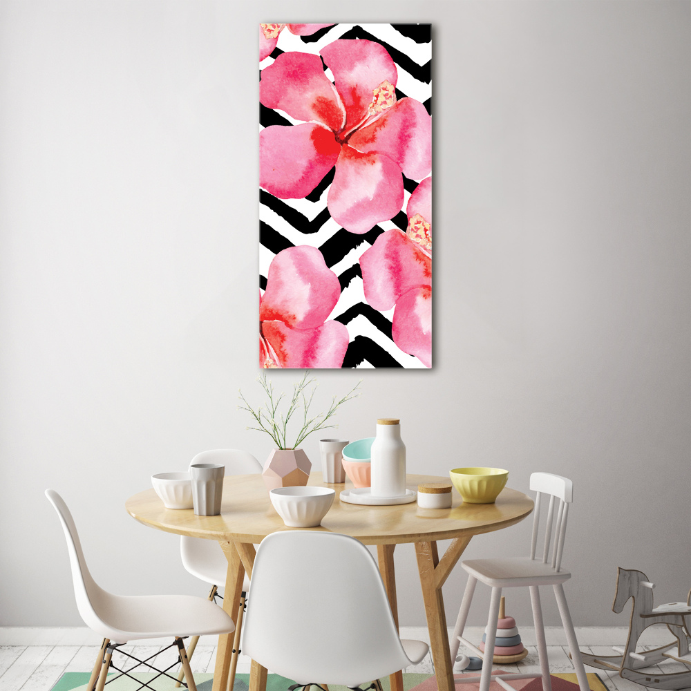 Acrylic print Hawaiian flowers