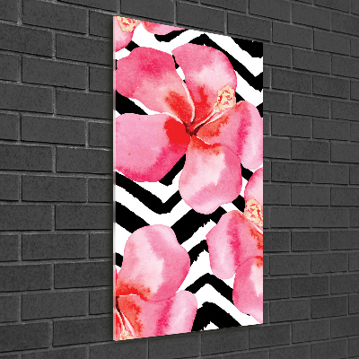 Acrylic print Hawaiian flowers