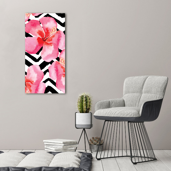 Acrylic print Hawaiian flowers