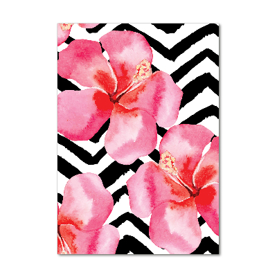 Acrylic print Hawaiian flowers