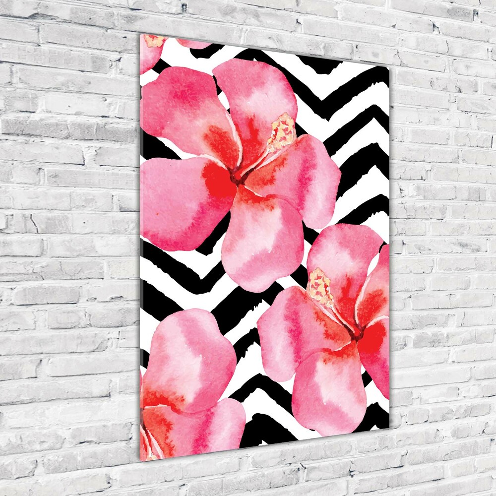 Acrylic print Hawaiian flowers