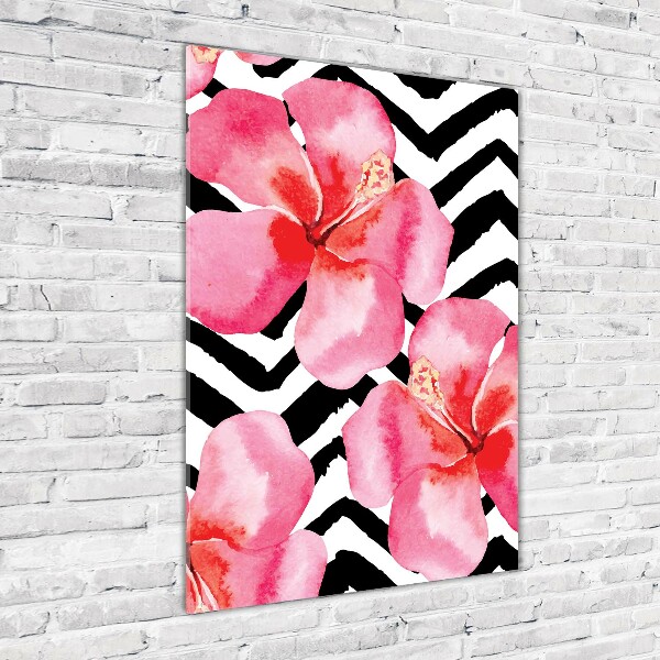 Acrylic print Hawaiian flowers