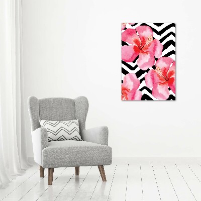 Acrylic print Hawaiian flowers