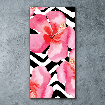 Acrylic print Hawaiian flowers