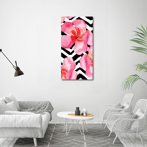 Acrylic print Hawaiian flowers