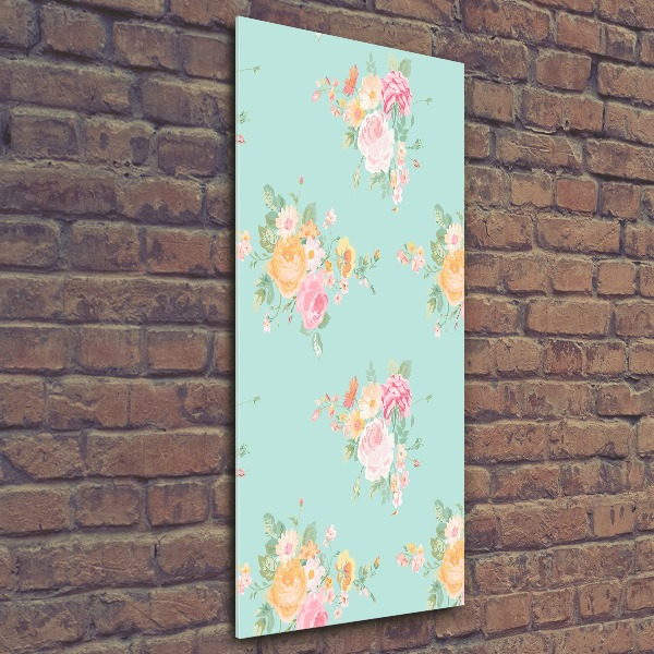 Acrylic glass print Flowers