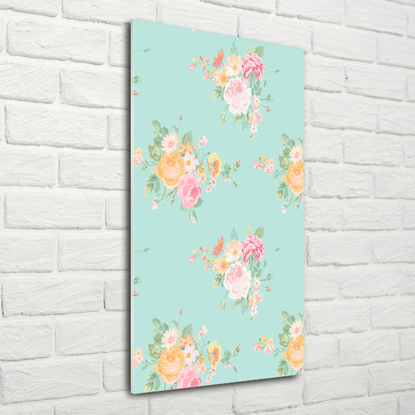 Acrylic glass print Flowers