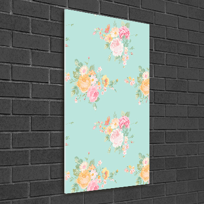 Acrylic glass print Flowers