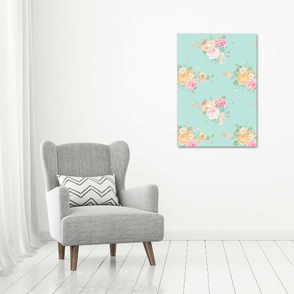 Acrylic glass print Flowers