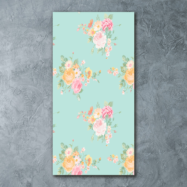 Acrylic glass print Flowers