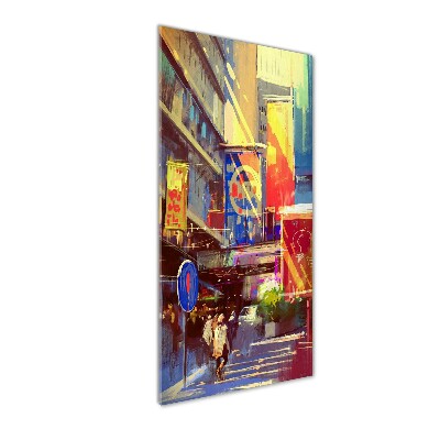 Acrylic print Colorful city