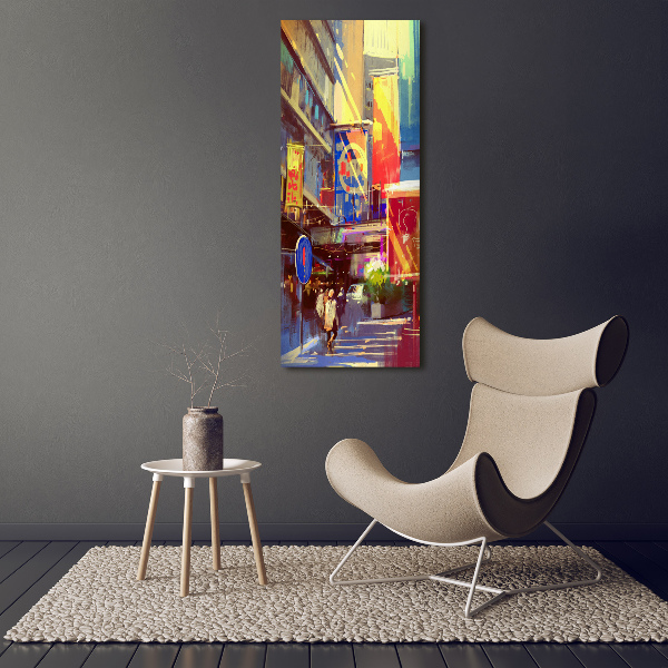 Acrylic print Colorful city