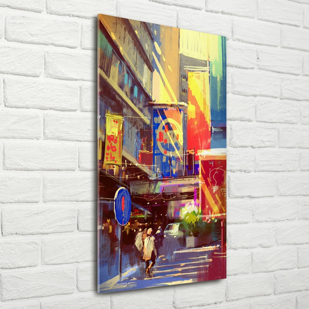 Acrylic print Colorful city