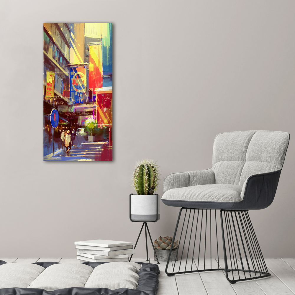 Acrylic print Colorful city