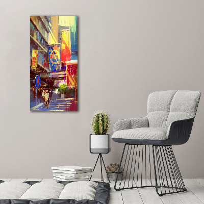 Acrylic print Colorful city