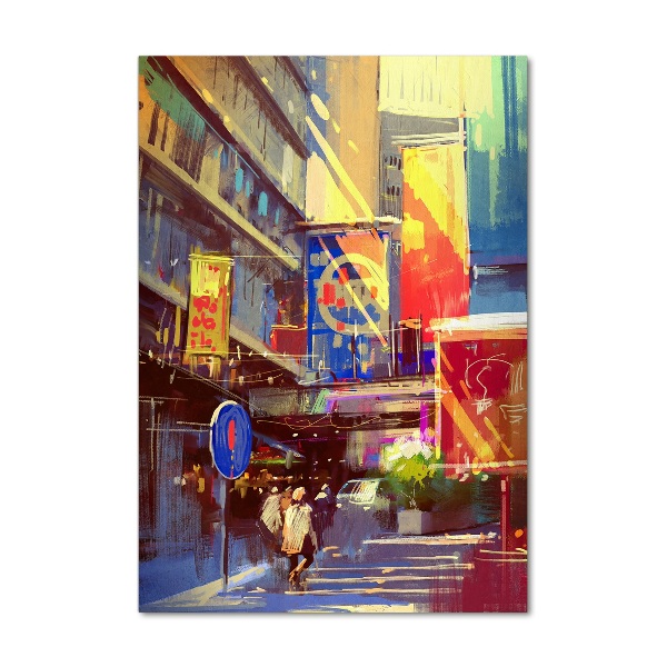 Acrylic print Colorful city