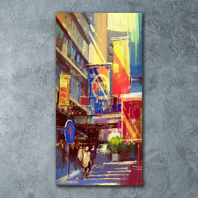 Acrylic print Colorful city