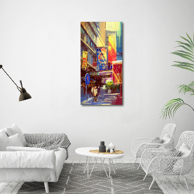 Acrylic print Colorful city