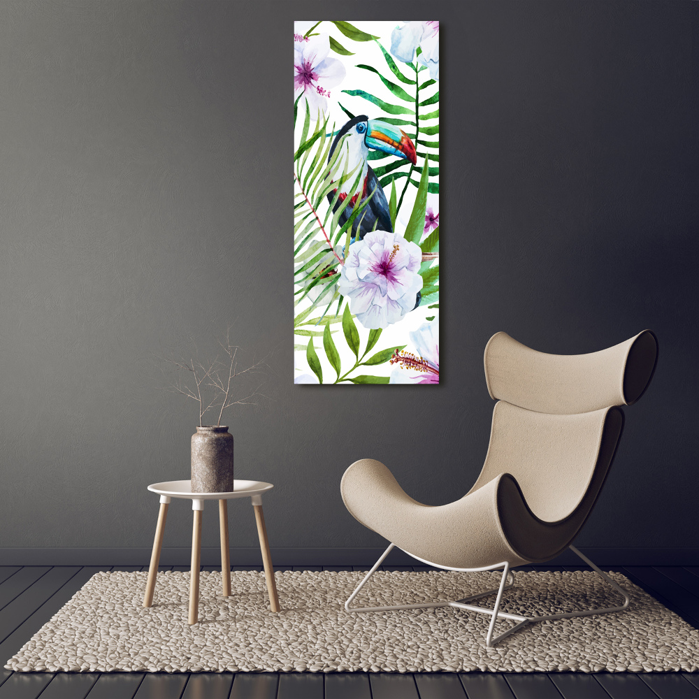 Print on acrylic glass Hawaiian pattern